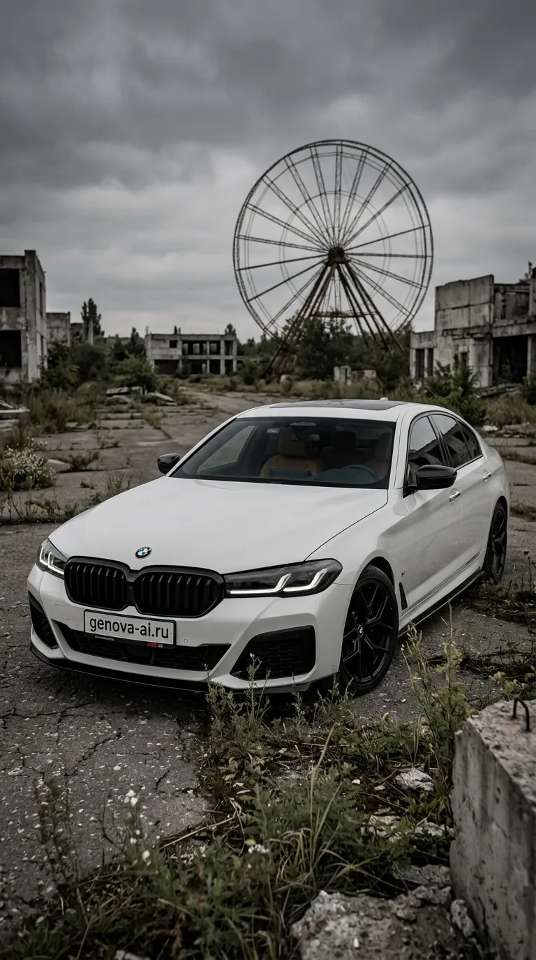 Призрак Чернобыля: Автомобиль Среди Руин — кадр 1