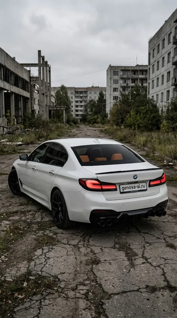 Призрак Чернобыля: Автомобиль Среди Руин — кадр 2